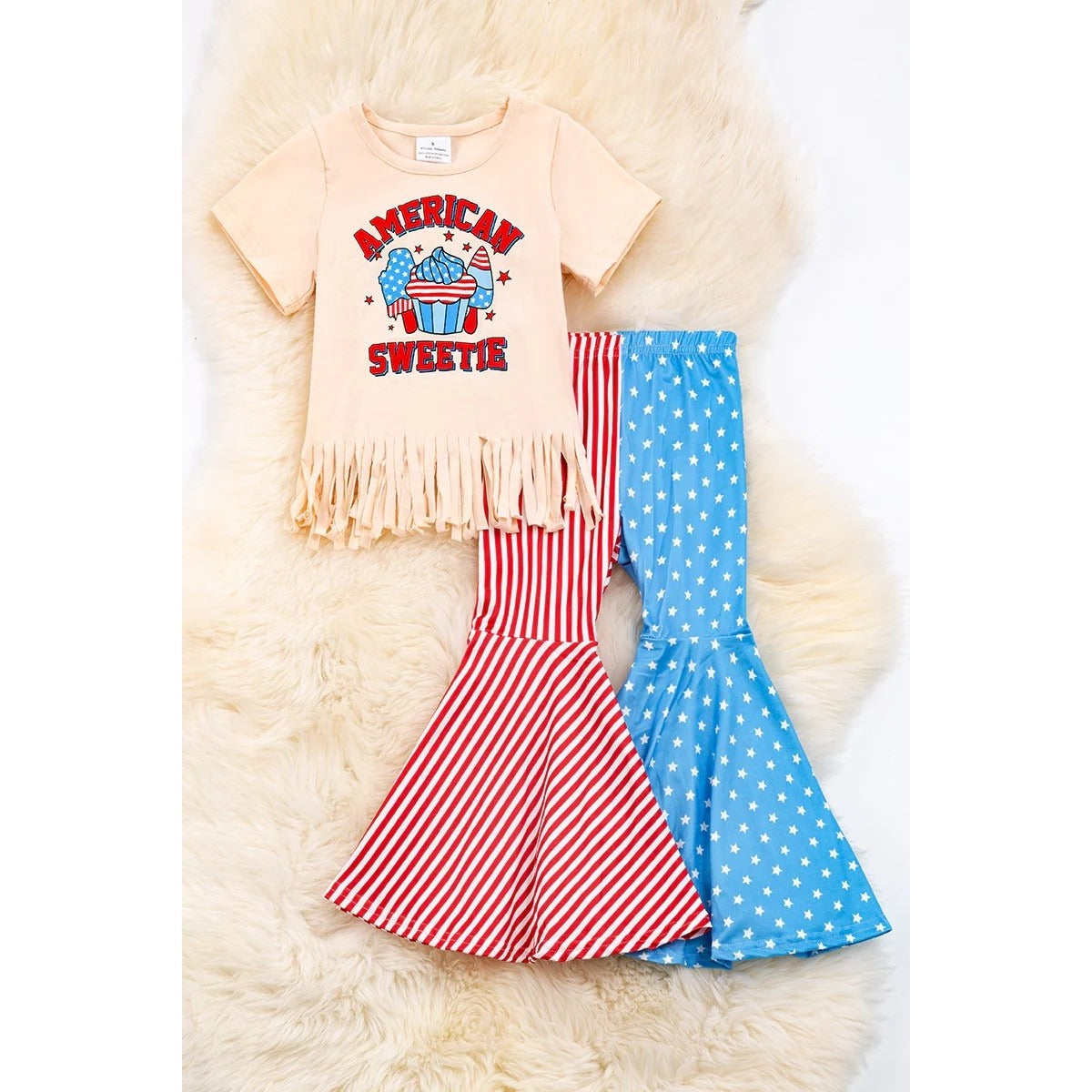 America Sweetie" patriotic set is perfect for any occasion.