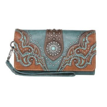 Montana West Cut-out Collection Wallet Be the first to review this product Color PP Dimension 7.75" x 1.25" x 4.75''