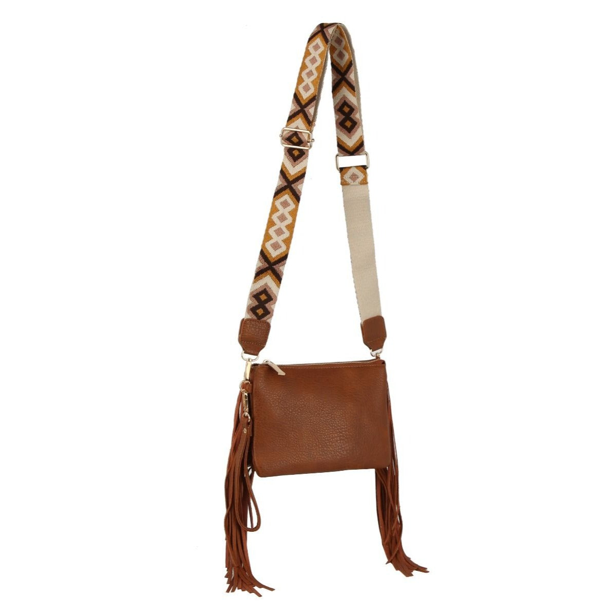 CROSSBODY FRINGE BAG Be the first to review this product Color SAGE Dimension (L) x (W) x (H)