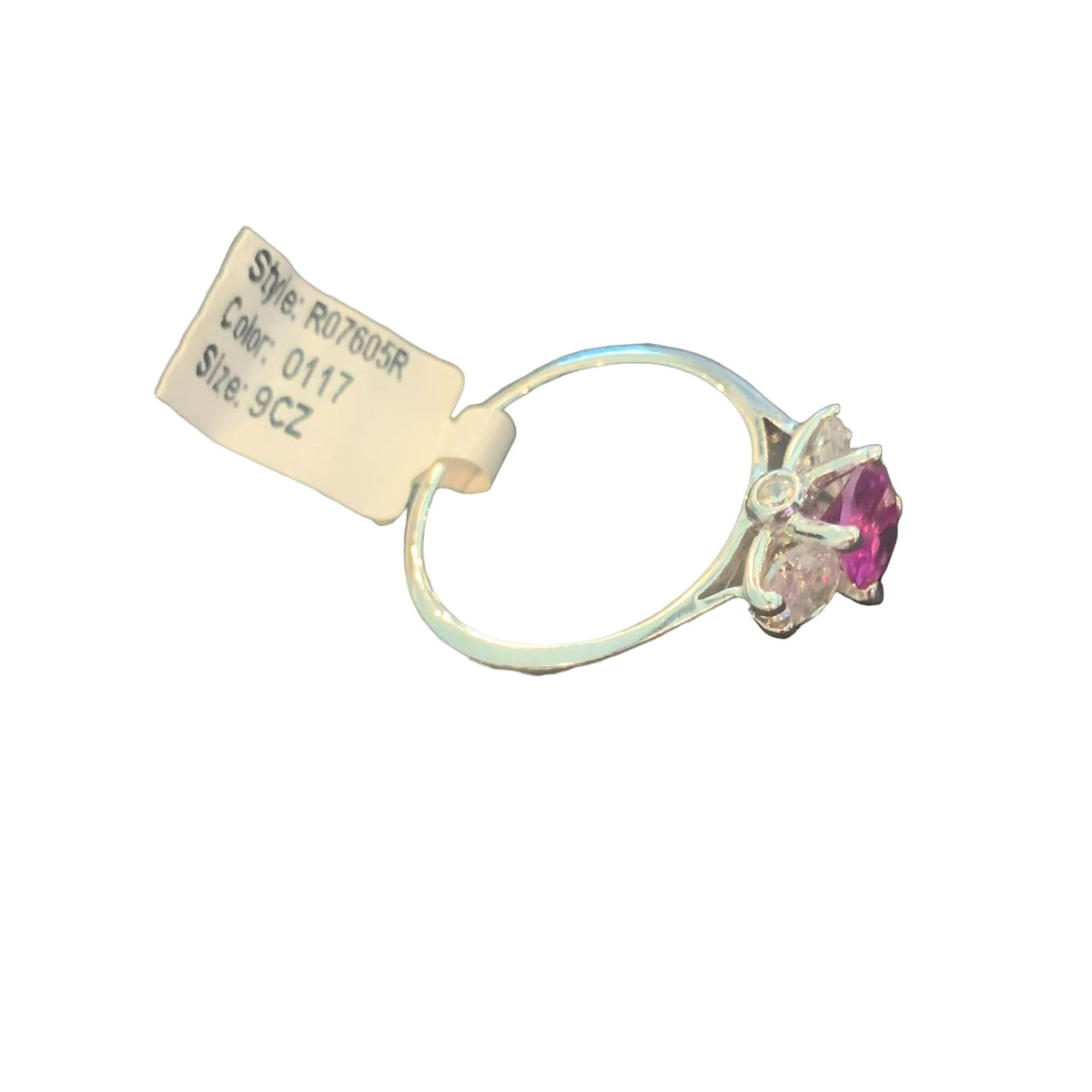 New Women's Cute & Dainty Soft Fushia/Clear CZ