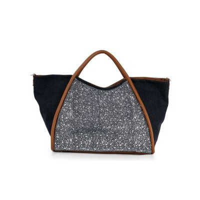 Rhinestone Denim Unique Fashion Tote