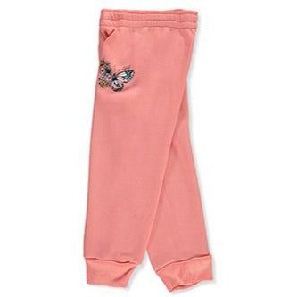 GIRLS' 2-PIECE BUTTERFLY JOGGERS SET OUTFIT