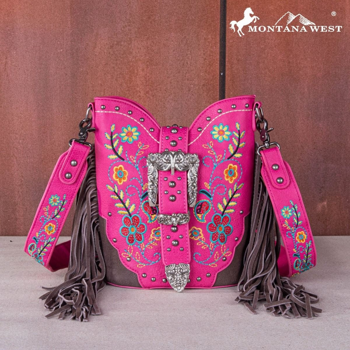 Montana West Buckle Collection Crossbody.