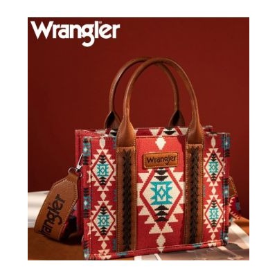 Southwestern Print Small Canvas Tote