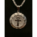 Nice stainless steel Men's necklace with cross and cz