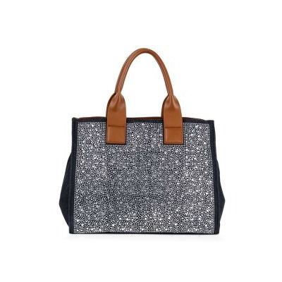 Rhinestone Denim Unique Fashion Tote