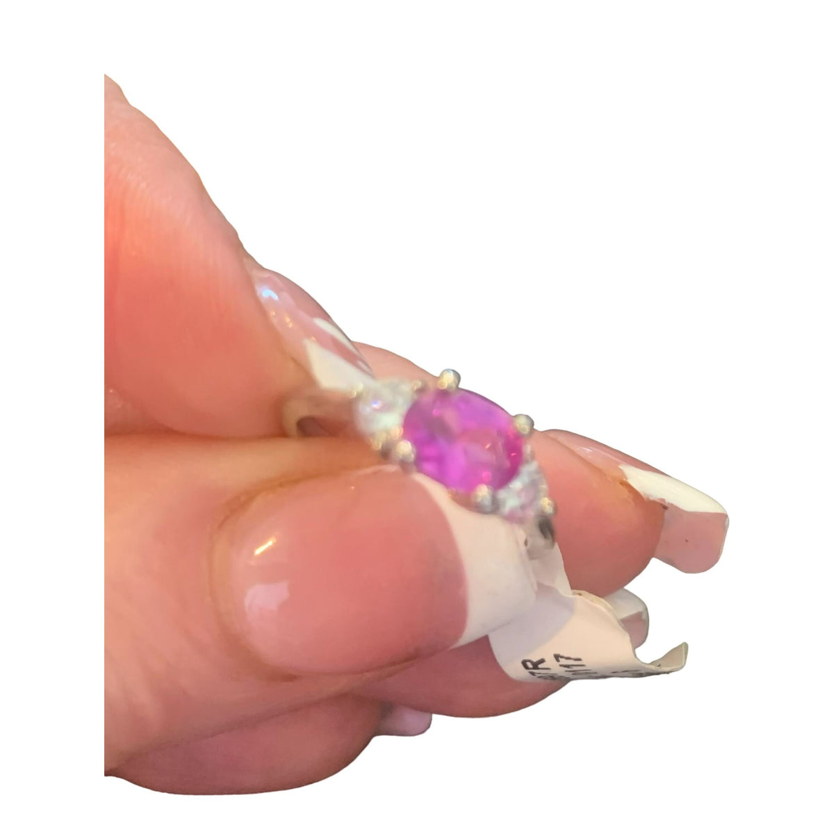 New Women's Cute & Dainty Soft Fushia/Clear CZ