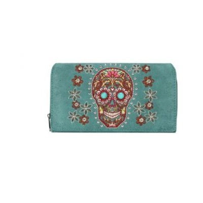 Montana West Sugar Skull Collection Wallet