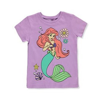 DISNEY THE LITTLE MERMAID GIRLS' 2-PIECE ARIEL LEGGINGS SET OUTFIT