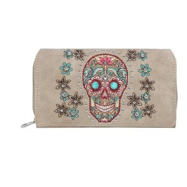 Montana West Sugar Skull Collection Wallet