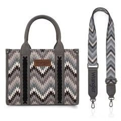 WG2211-8120S Wrangler Southwestern Pattern Dual Sided Print Concealed Carry -Tote/CrosBODY