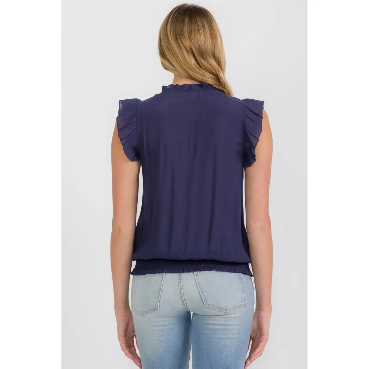 Crochet Center Smocking Hem Tank