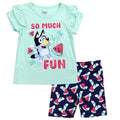 BLUEY Girls Toddler 2-Piece Short Set