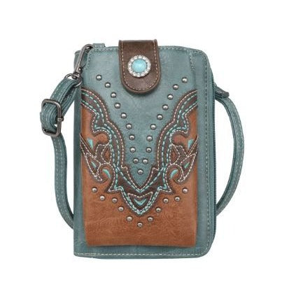 Montana West Cut-out Collection Phone Wallet/Crossbody Be the first to review this product Color PP Dimension 7.5" X 2" X 4.8"