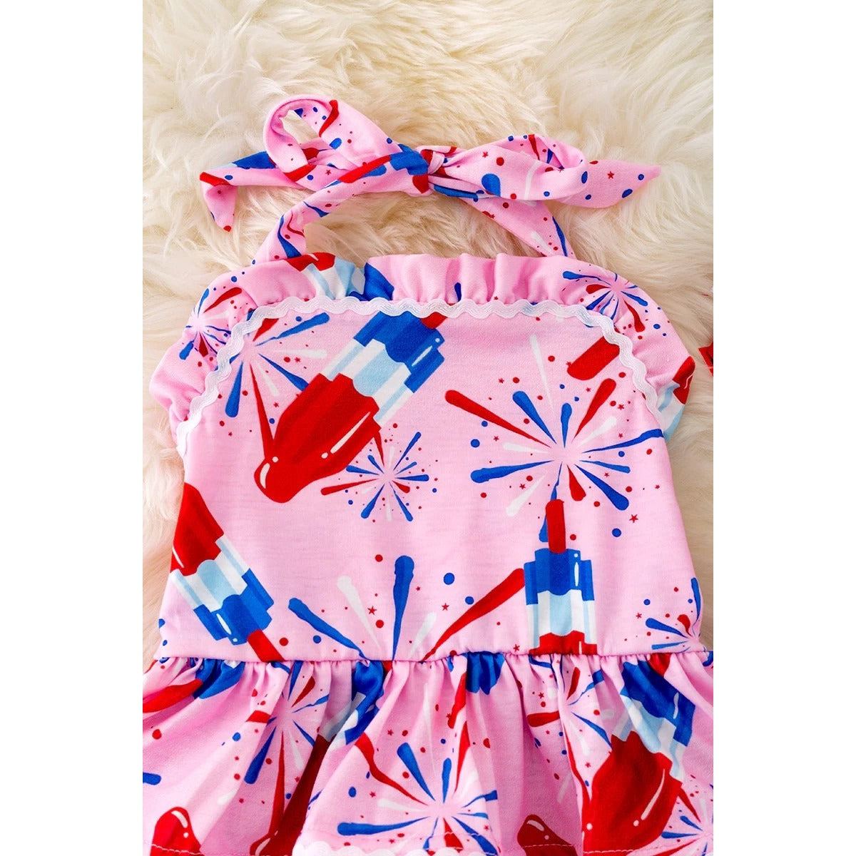 NWT popsicle print in pink and red