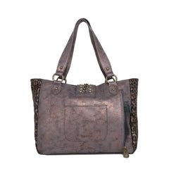 BK Montana West Leopard Print Collection Concealed Carry Tote