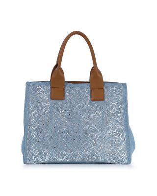 Rhinestone Denim Unique Fashion Tote