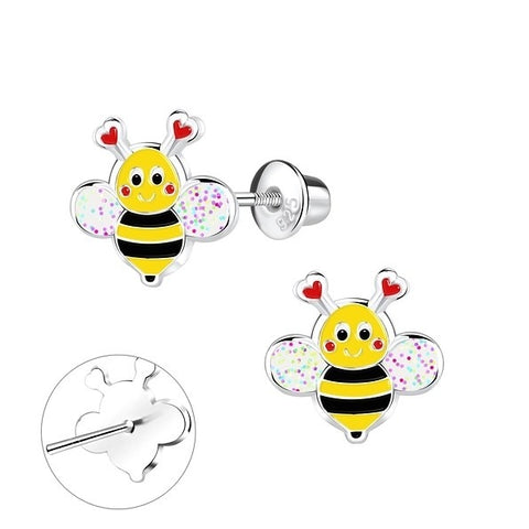 Silver Bee Screw Back Bullet Earnings