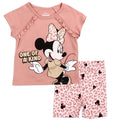 Disney MINNIE MOUSE Girls Toddler 2-Piece Short Set