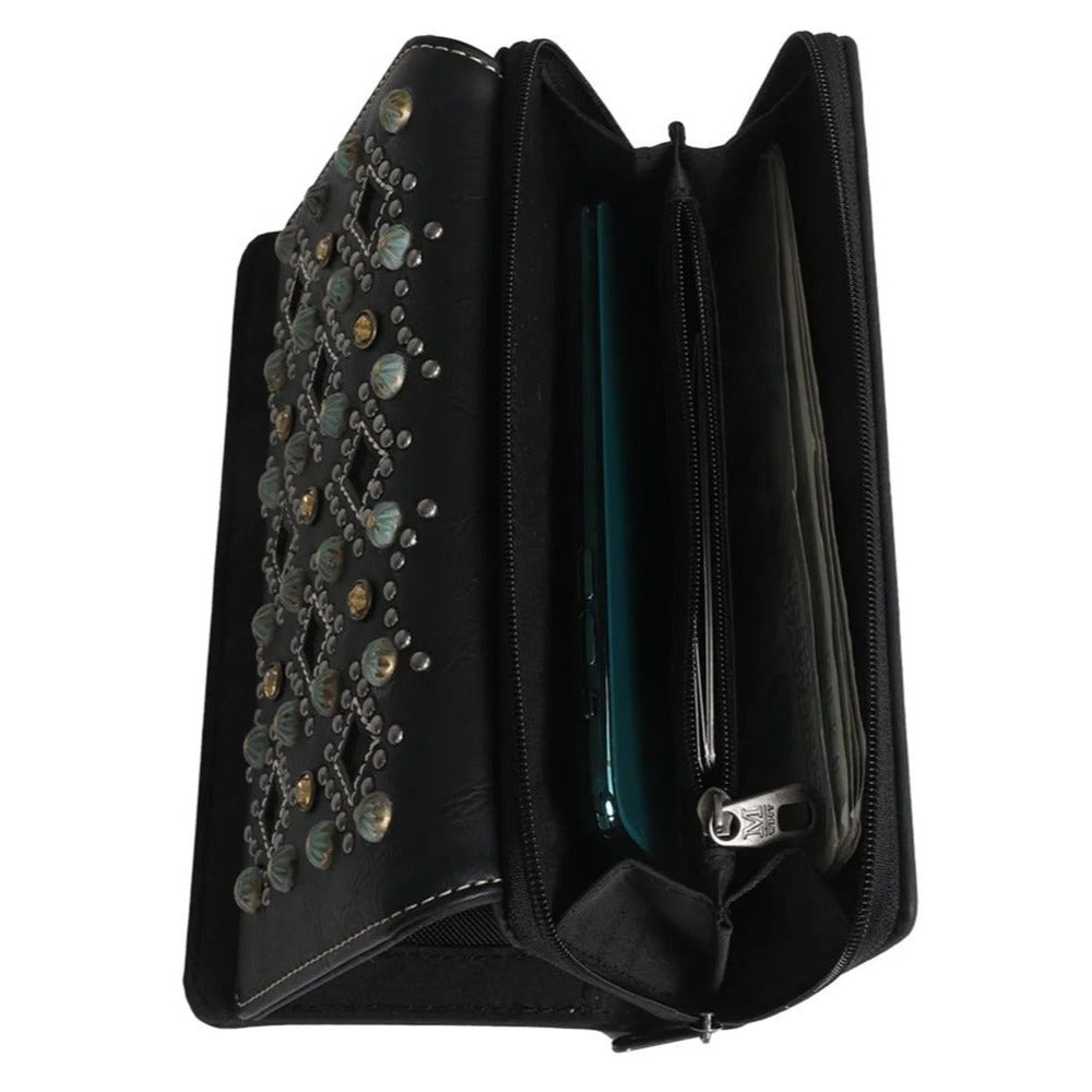 Montana West Cut-Out Studs Collection Wallet