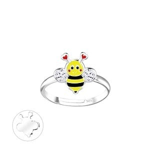 Silver Bee Adjustable Ring