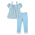 DUCHESS Girls Toddler 2-Piece Legging Set Top: 100% Rayon / Leggings: 95% Polyester 5% Spandex 2T 3T 4T