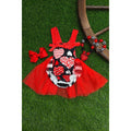 MULTI-PRINTED HEART BABY ONESIE WITH TULLE SKIRT. LC-RP-2116089-WENDY