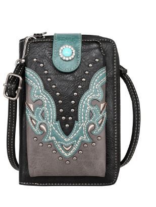 Montana West Cut-out Collection Phone Wallet/Crossbody Be the first to review this product Color PP Dimension 7.5" X 2" X 4.8"