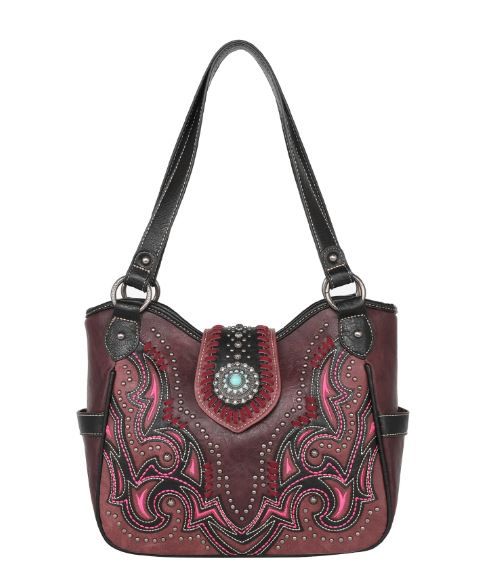 Montana West Cut-out Collection Concealed Carry Tote Be the first to review this product Color PP Dimension 13" x 4.8" x 10