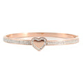 STAINLESS STEEL CUBIC ZIRCONIA BANGLE