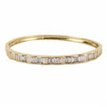 STAINLESS STEEL CUBIC ZIRCONIA BANGLE